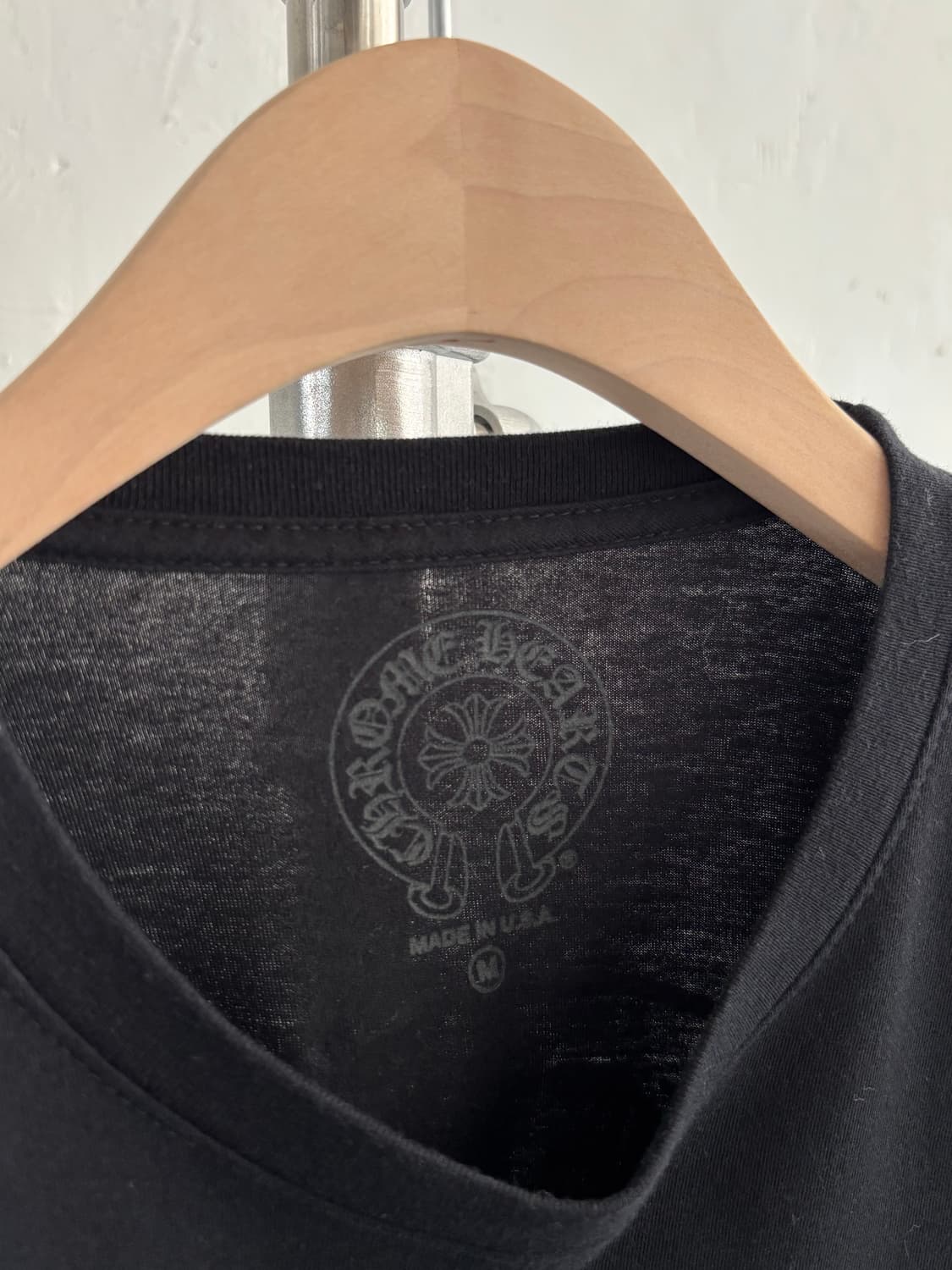 Chrome Hearts 크롬하츠 옐로우 홀스슈 로고 스태프 롱슬리브  상품이미지4