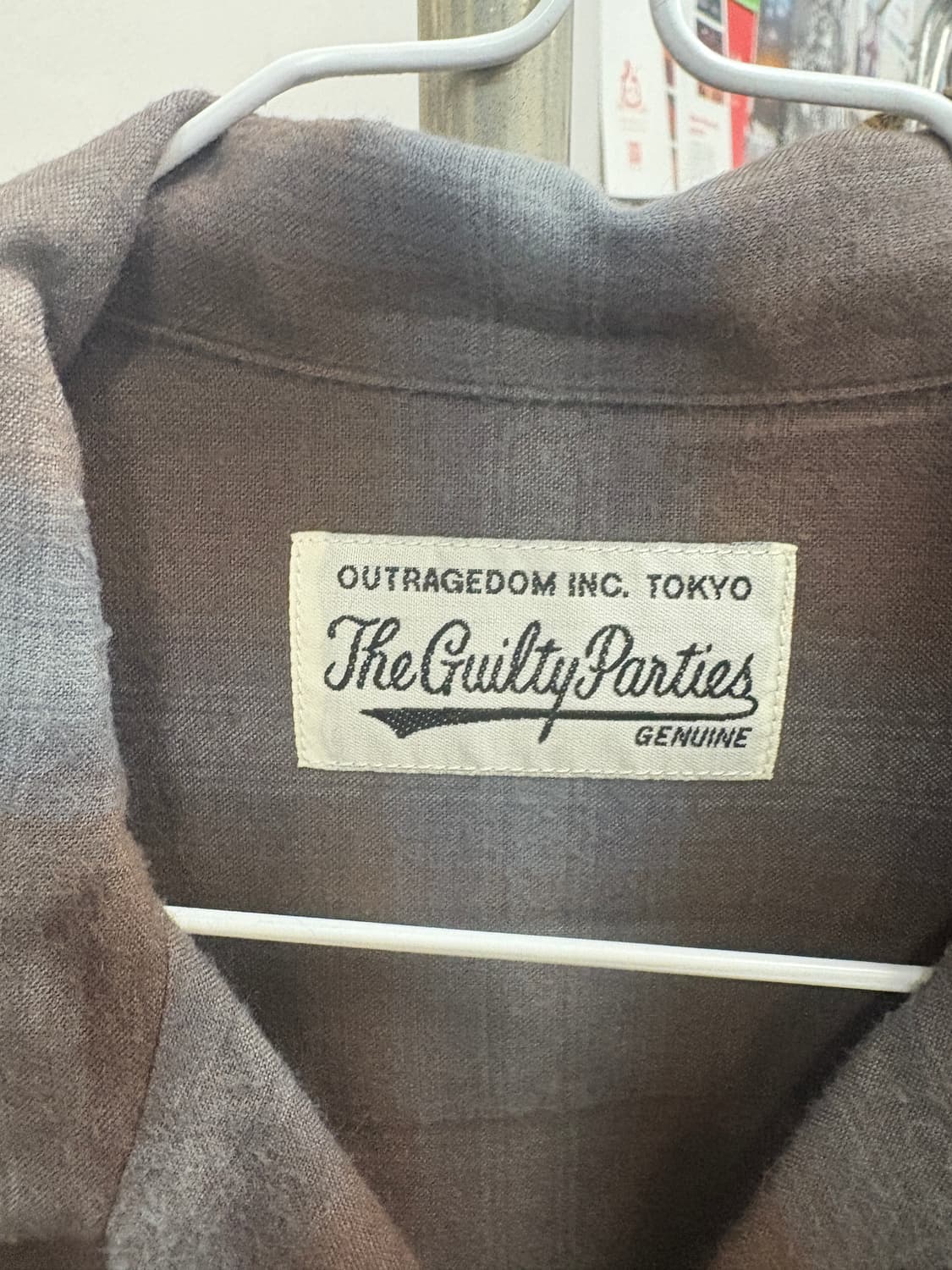 (XL) 와코마리아 옴브레 오픈카라 셔츠 반팔 상품이미지2