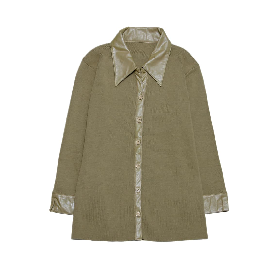 Leather Point top 상품이미지1