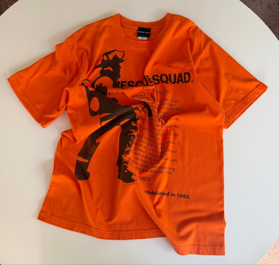 RESCUE SQUAD fireman 소방관티셔츠 상품이미지8