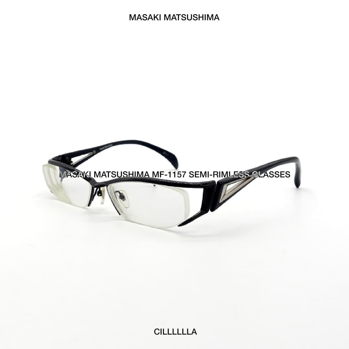 MASAKIMATSUSHIMA 마사키마츠시마 MF-1157 반무테 안경 상품이미지1