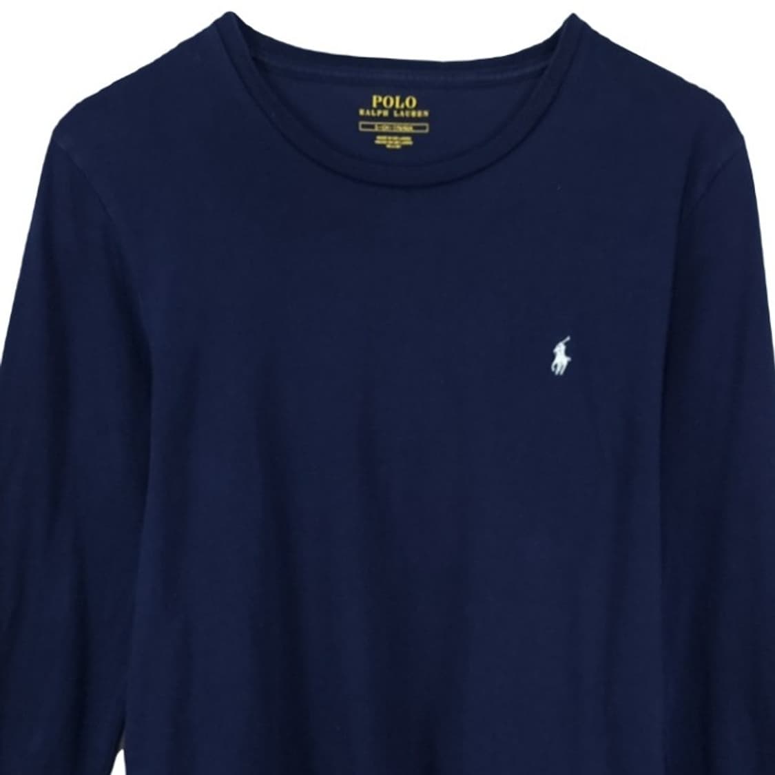 [폴로 랄프로렌] 포니 로고 자수 롱슬리브 긴팔티 네이비 M19803 상품이미지4