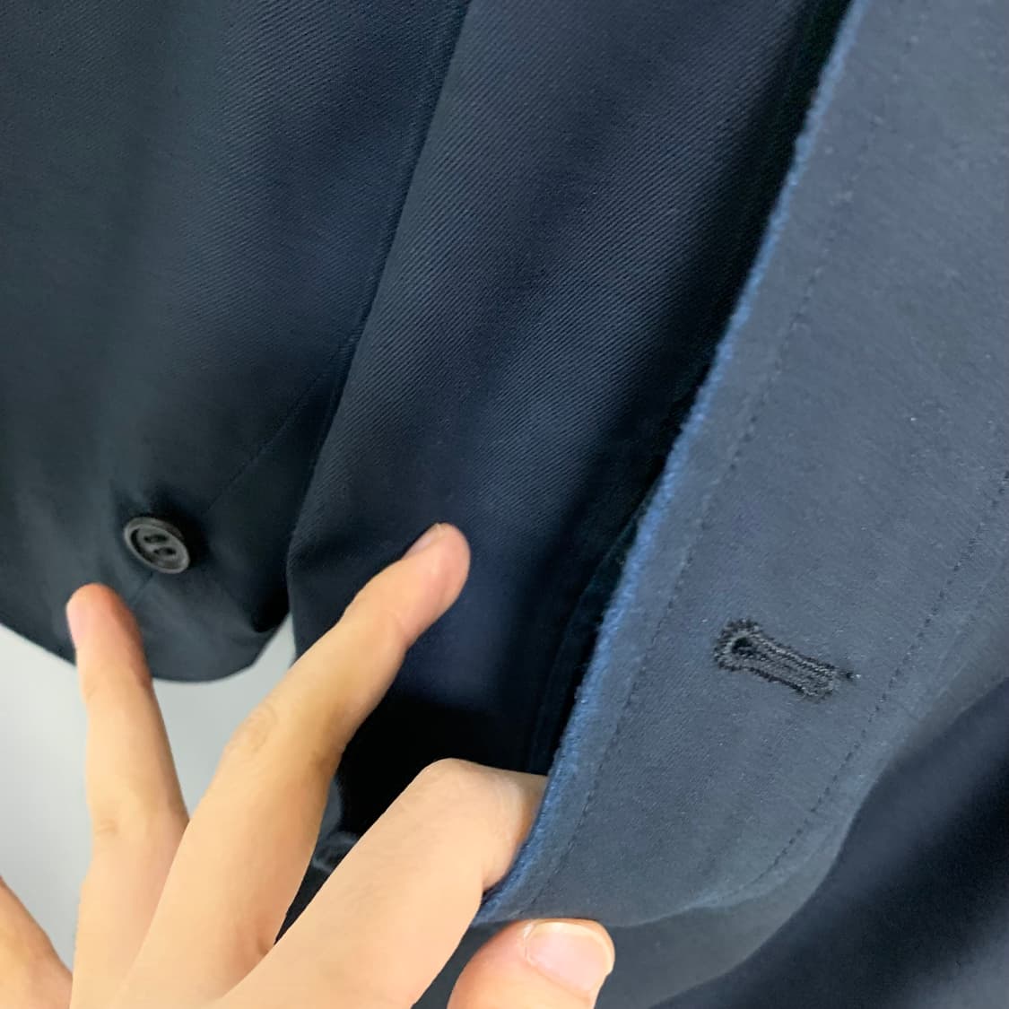 버버리 빈티지 네이비 트렌치 롱 코트 상품이미지8