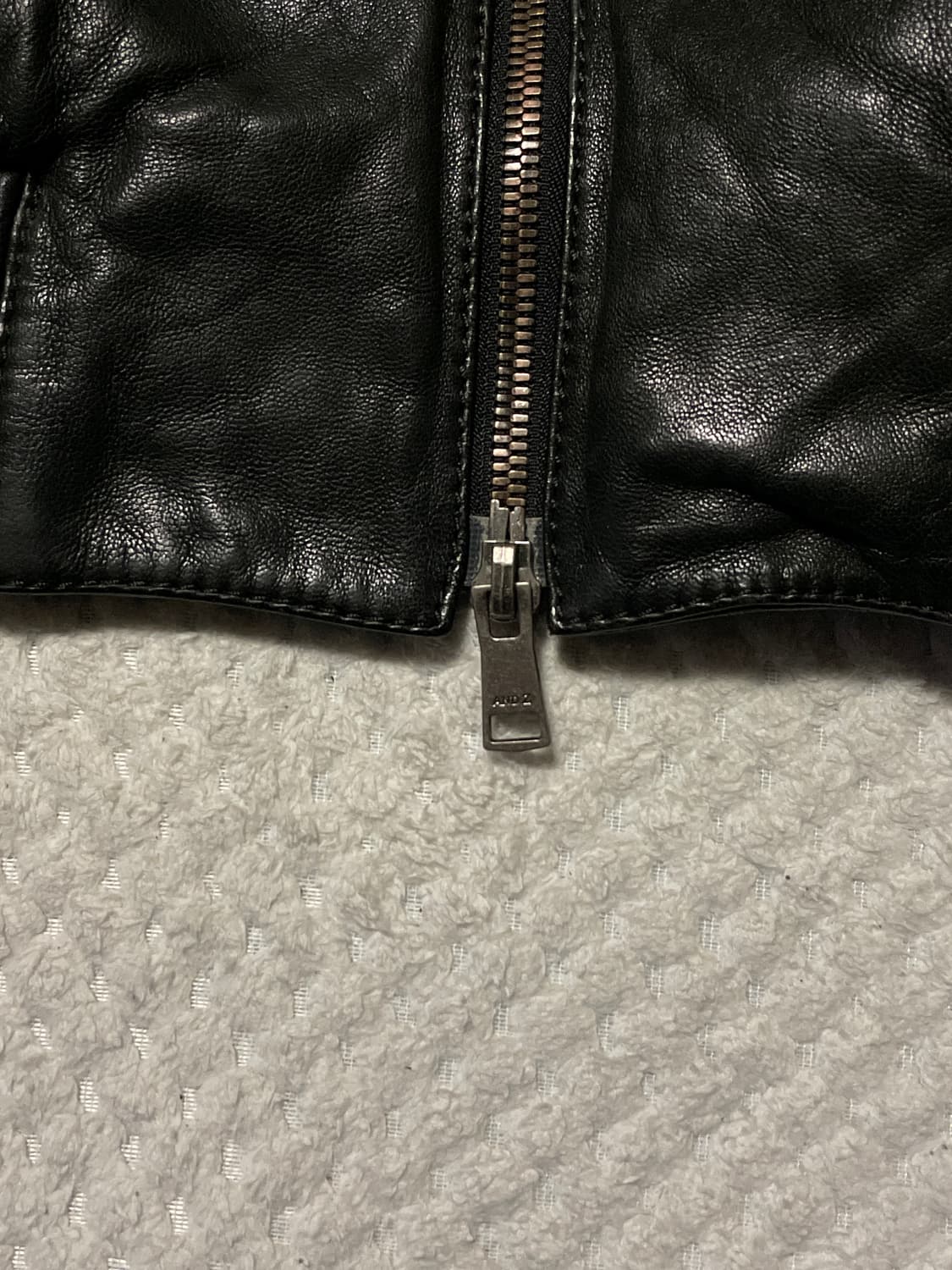 AND Z 웨스턴 무드 2WAY 램스킨 양가죽 바이커 레더 자켓 상품이미지5