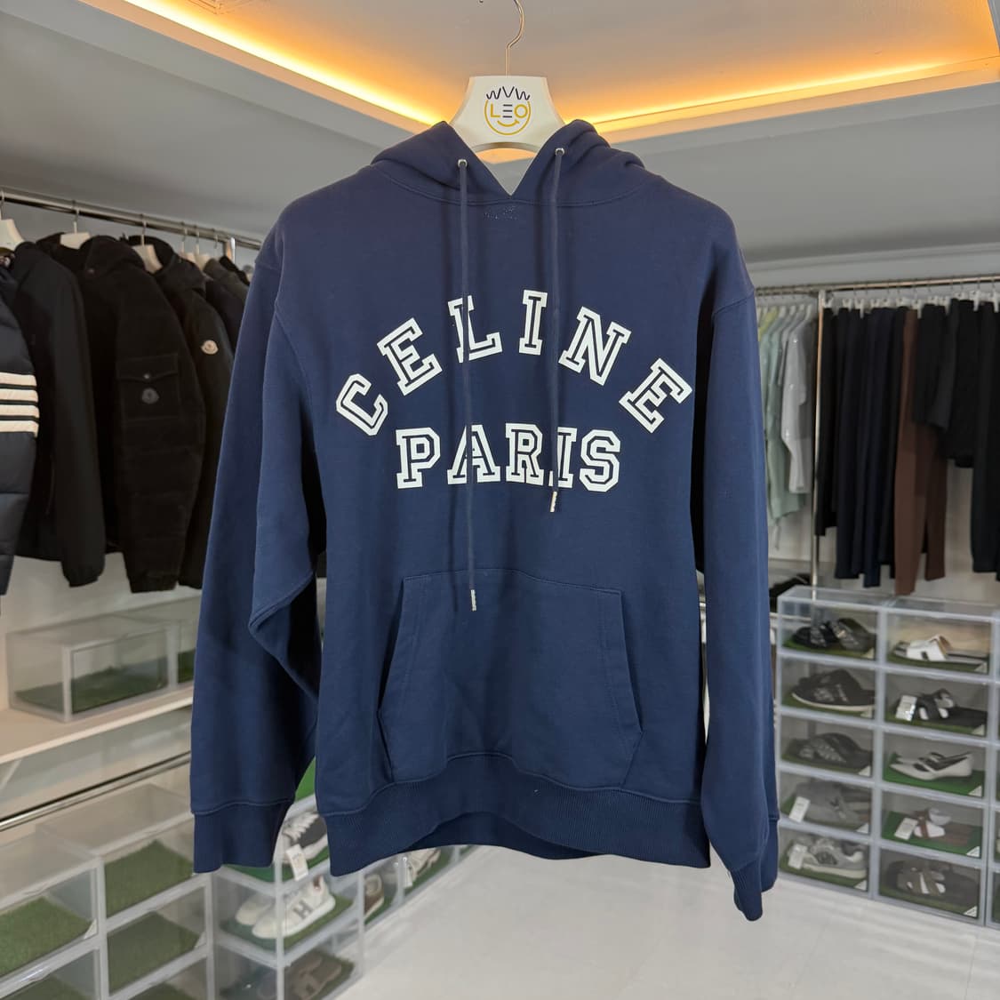 [리오브] 셀린느 파리 코튼 플리스 후드 상품이미지1