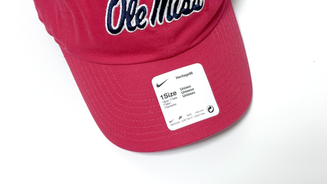 나이키 헤리티지86 드라이핏 빨강 볼캡 ‘Ole Miss’ 상품이미지6