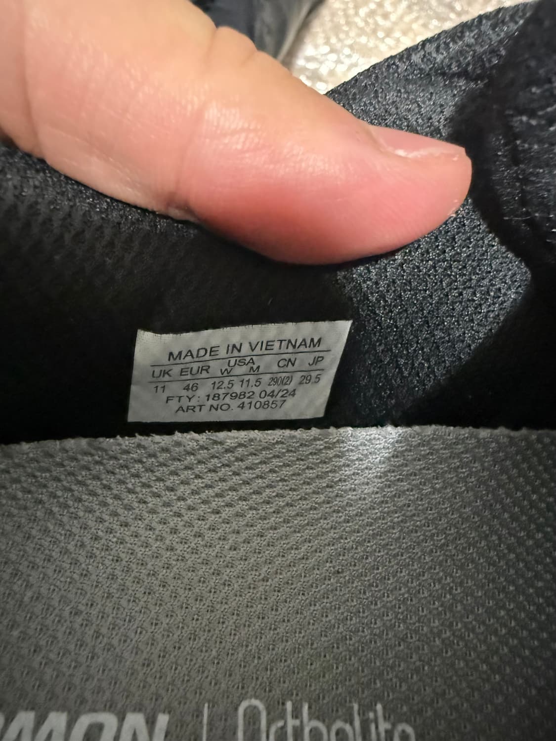 살로몬 xt-wings2 블랙 295 상품이미지5