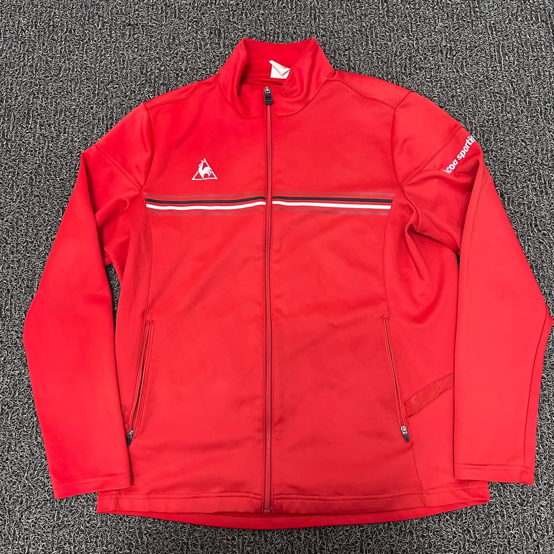 르꼬끄 져지 집업 운동복 레드 100(L) 상품이미지1