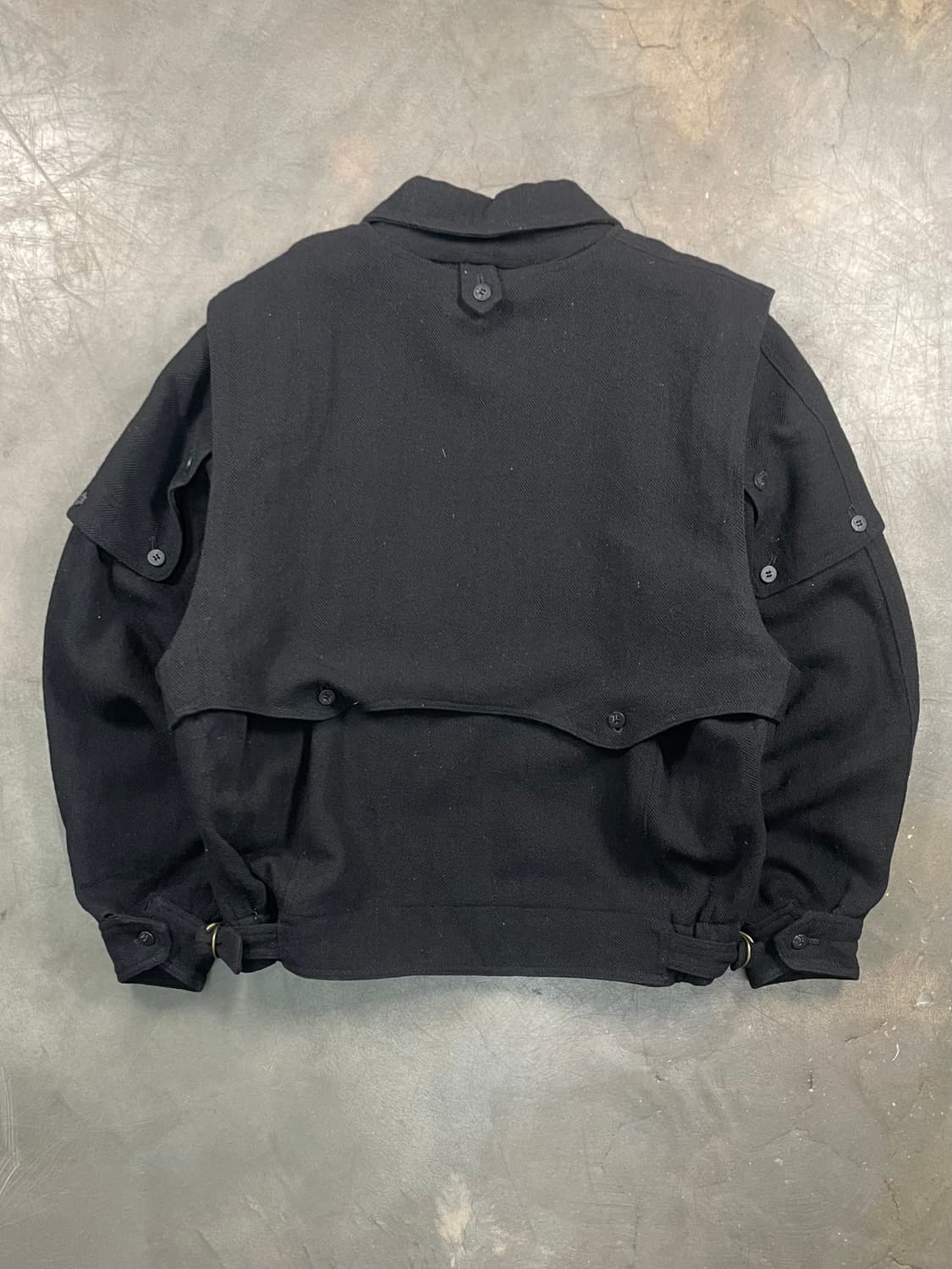 테테옴므 더블 레이어드 봄버 자켓 상품이미지4