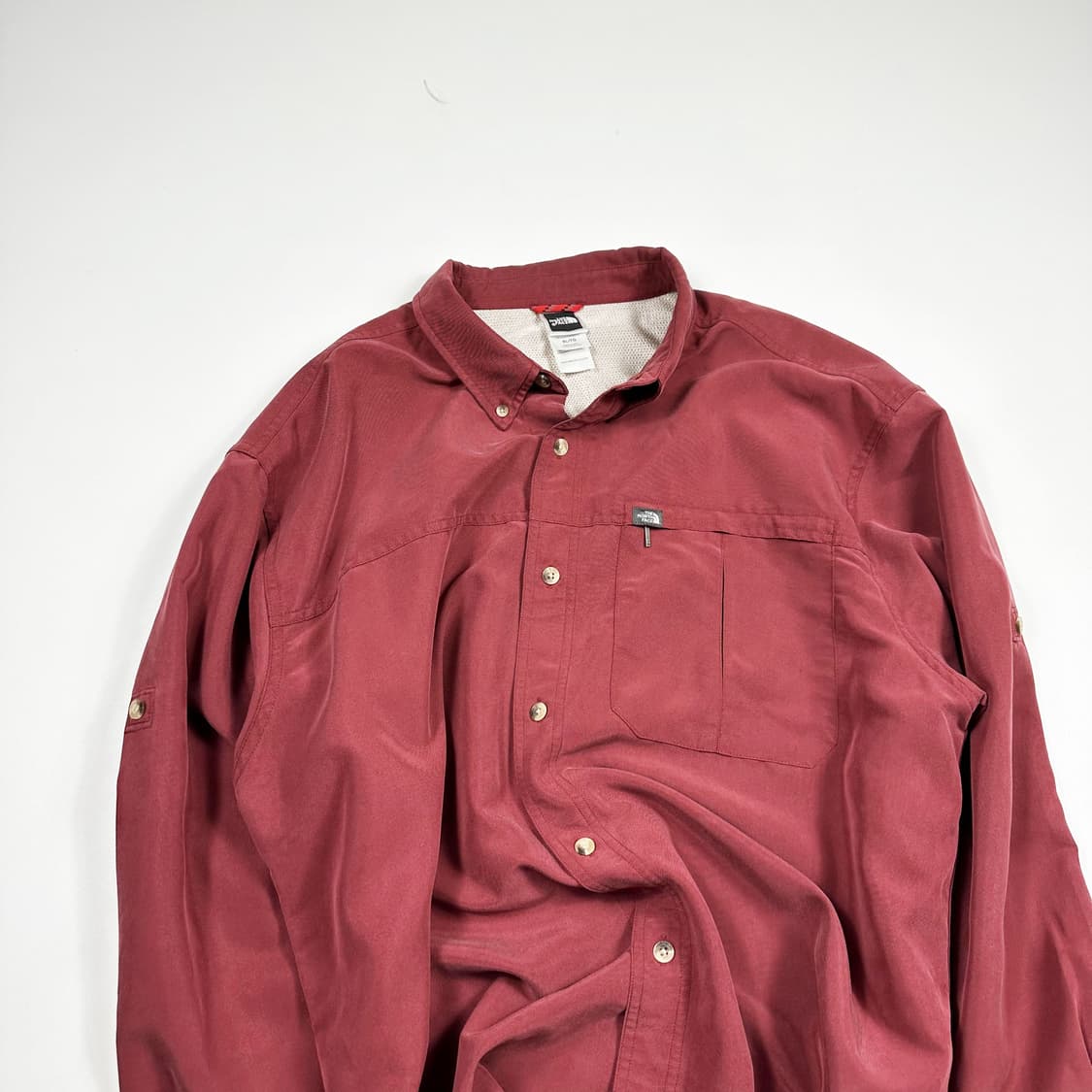 노스페이스 스몰로고 오버핏 워크셔츠 XL 상품이미지1