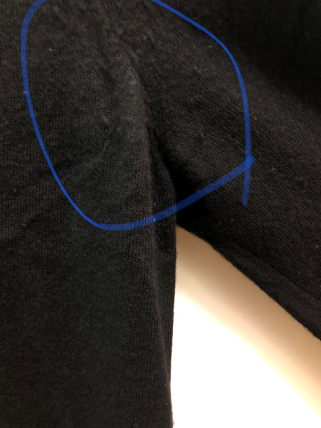 [M] 마르지엘라 엘보우 패치 가디건 블랙 상품이미지10