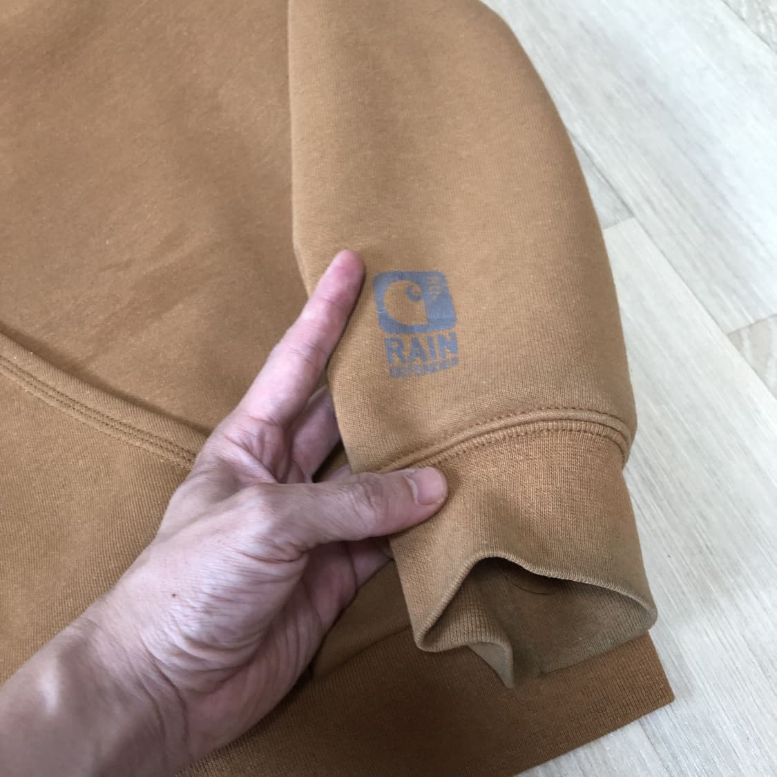 (XL) 칼하트 Carhartt 서멀 후드 집업 카멜 브라운 상품이미지6
