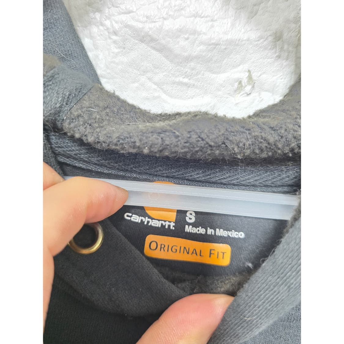 택포_ 칼하트 블랙 후드티 M 상품이미지2