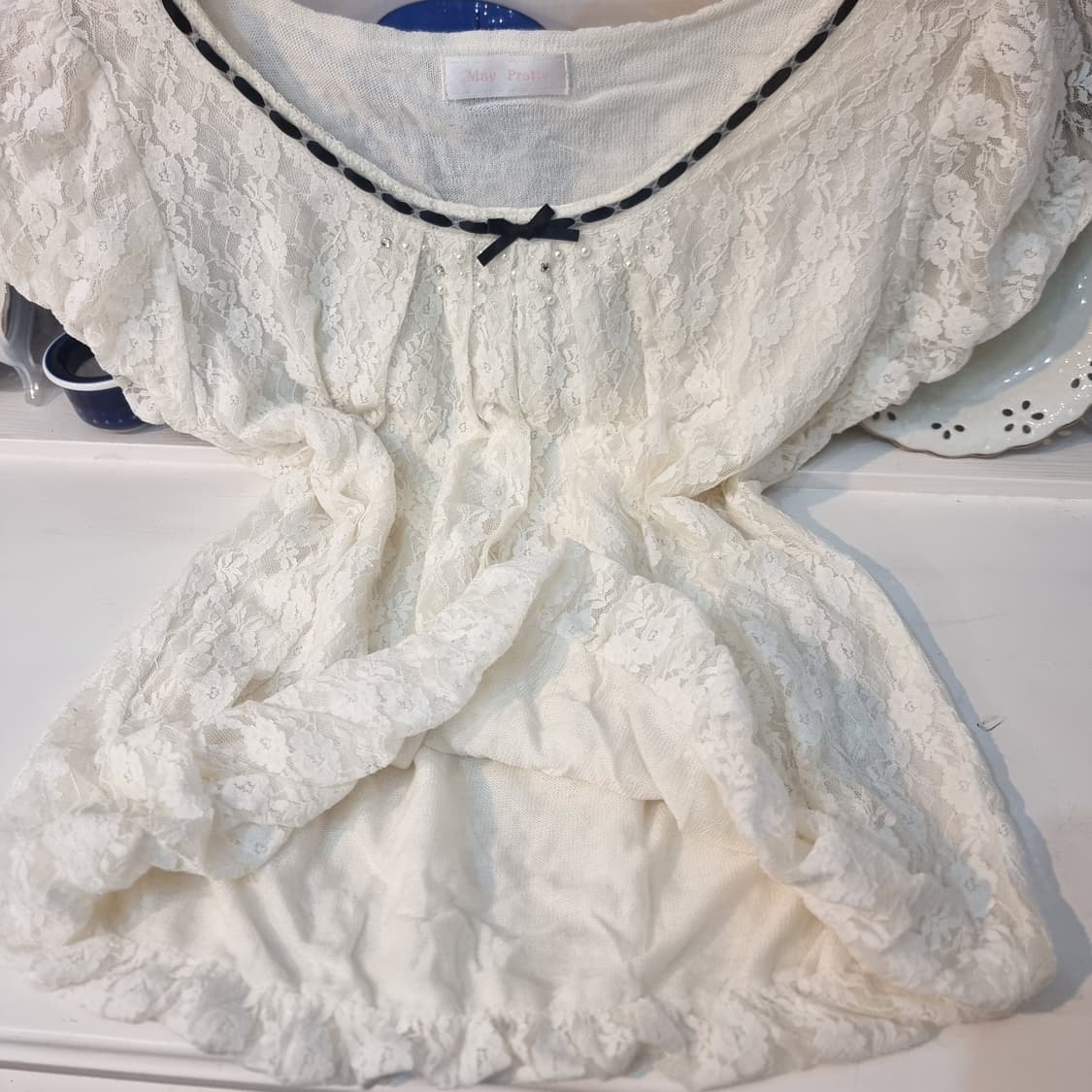 레이스 블라우스 상품이미지4