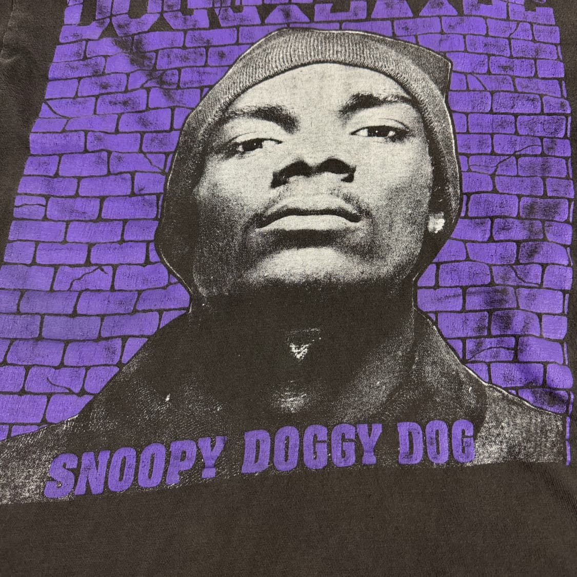 빈티지 90s Snoop Dogg 스눕독 빅페이스 랩티셔츠 상품이미지4