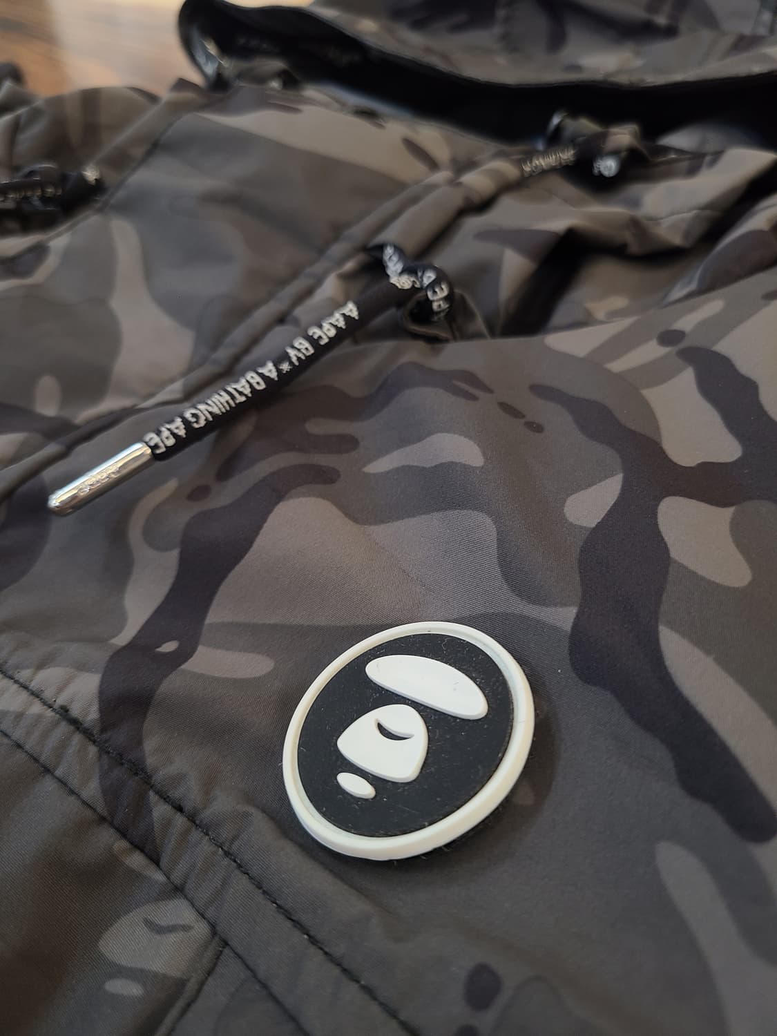 [XL] 베이프 AAPE 바이 에이프 카모 바람막이 상품이미지1