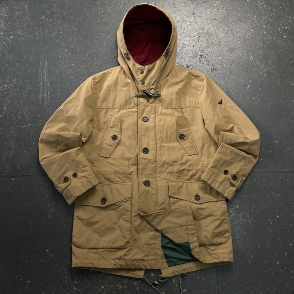 100 헨리코튼 누빔 헌팅 피쉬테일 자켓 상품이미지1