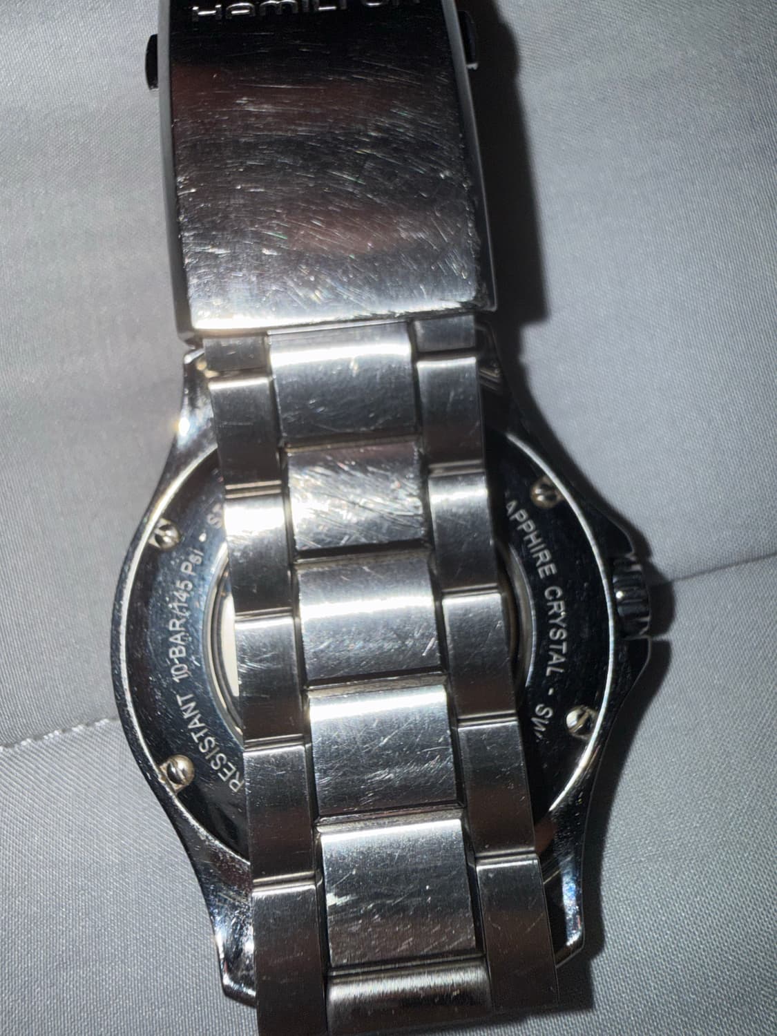 해밀턴 카키킹 오토매틱 스쿠바 판매합니다. 상품이미지6