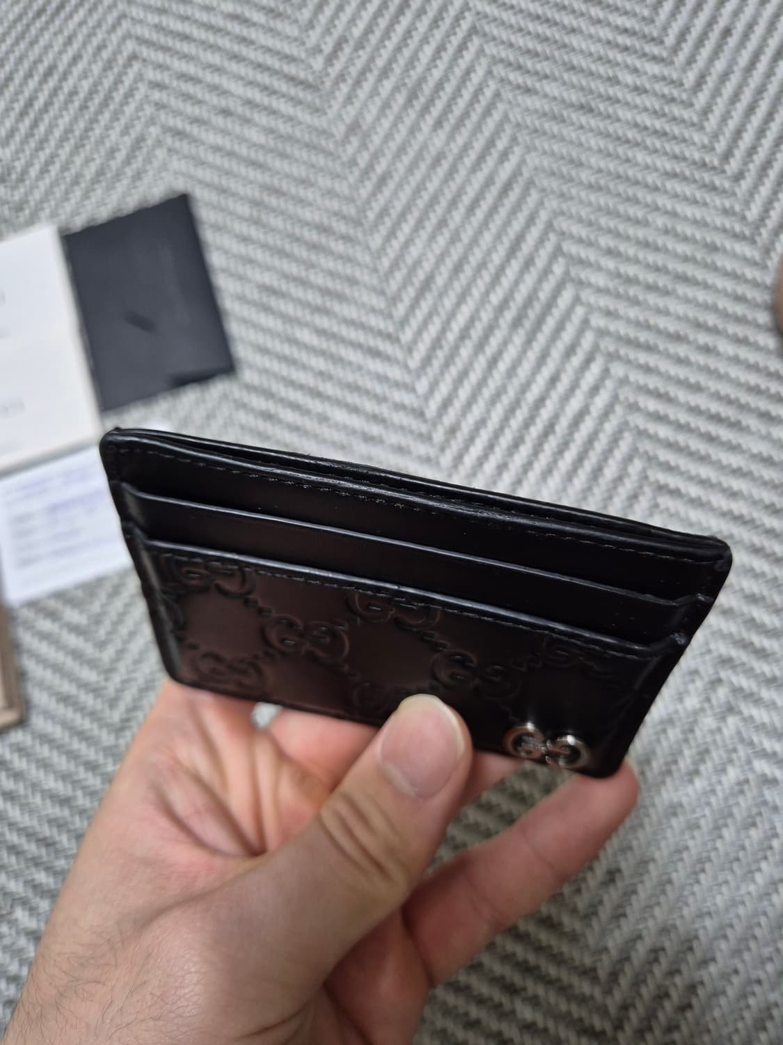 정품 구찌 카드지갑(보증서포함) 상품이미지10