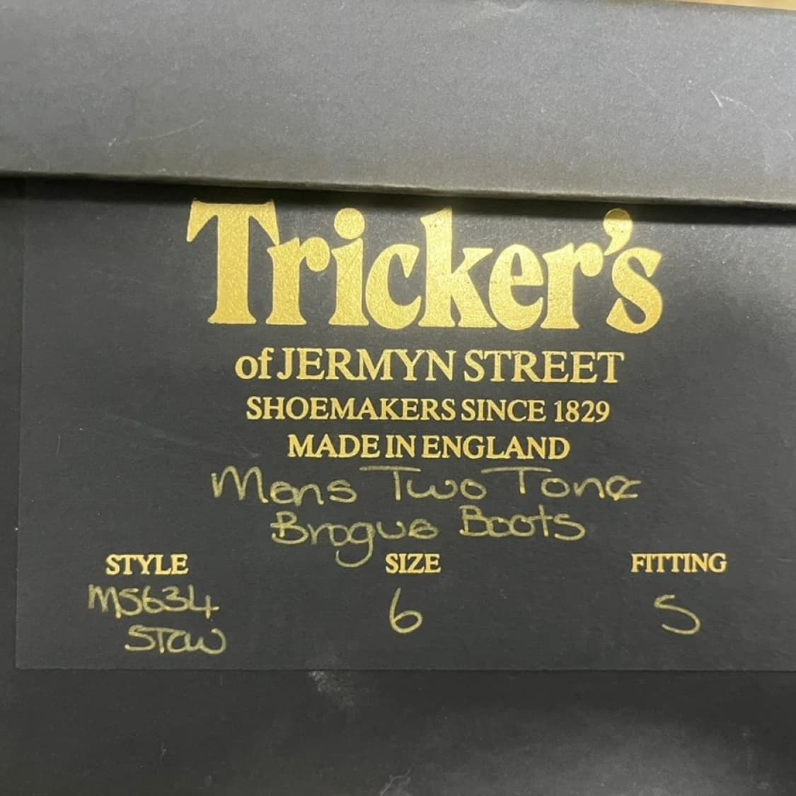 [Tricker’s] Stow Boots 콜라보 / UK6 (250) 상품이미지10