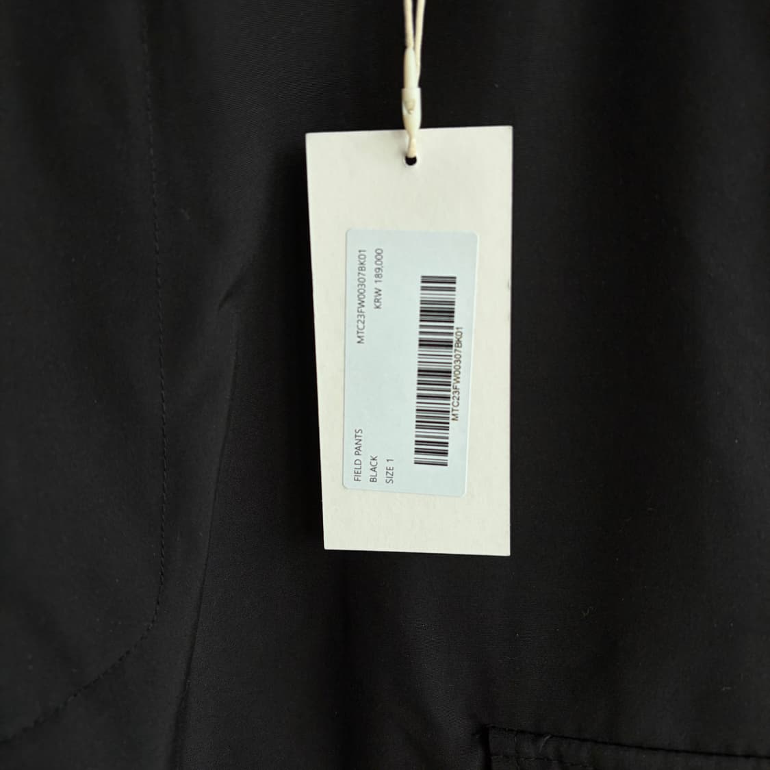 [새상품]마티스 더 큐레이터 필드팬츠 블랙 상품이미지2