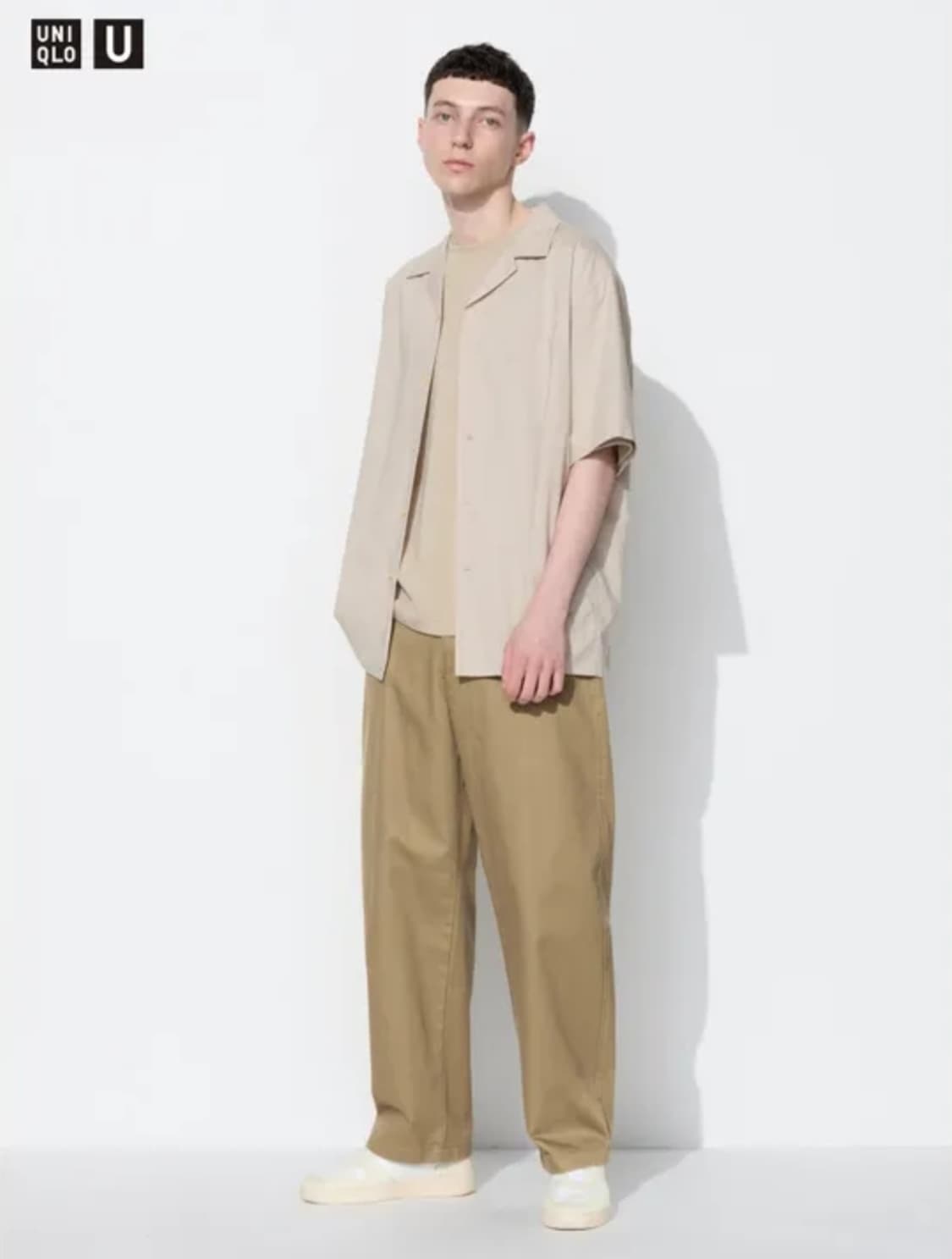 [새상품] 유니클로U 르메르 와이드핏 치노 베이지 82 상품이미지1