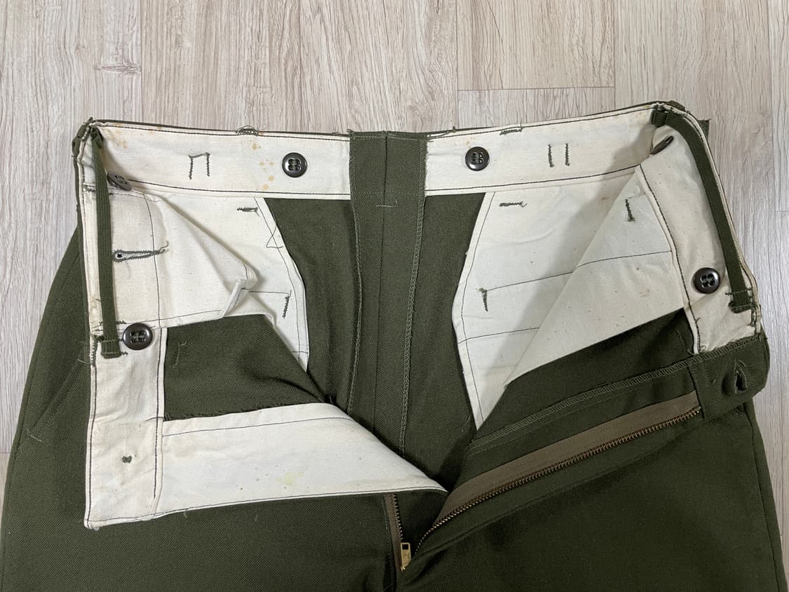 30~32) 50's 복각 미군 M51 울 팬츠(RRL&LVC&폴로) 상품이미지6
