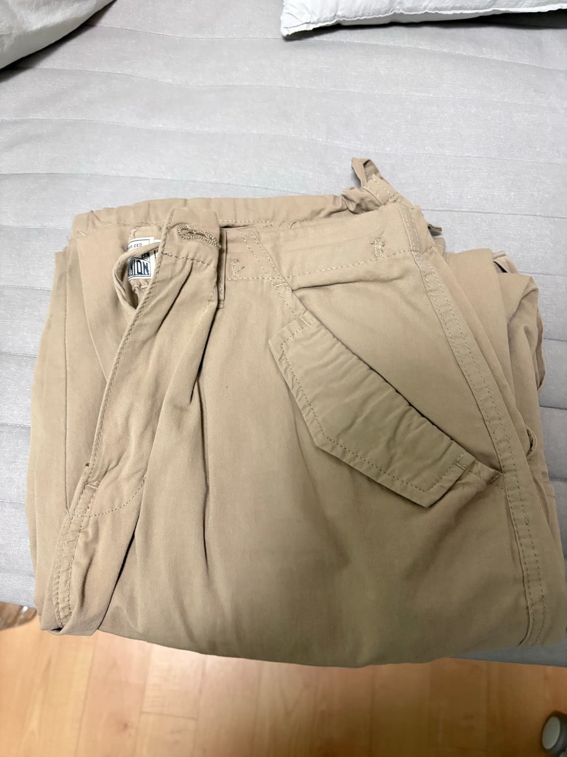 s 빅유니온 카고 팬츠 바지 베이지 깡스타일리스트 상품이미지1