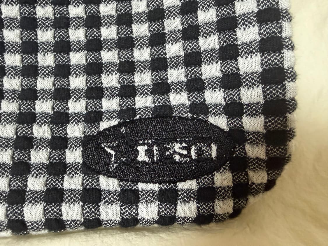 지초이 파르코 웨이스트백 벨트백 black/check 상품이미지6