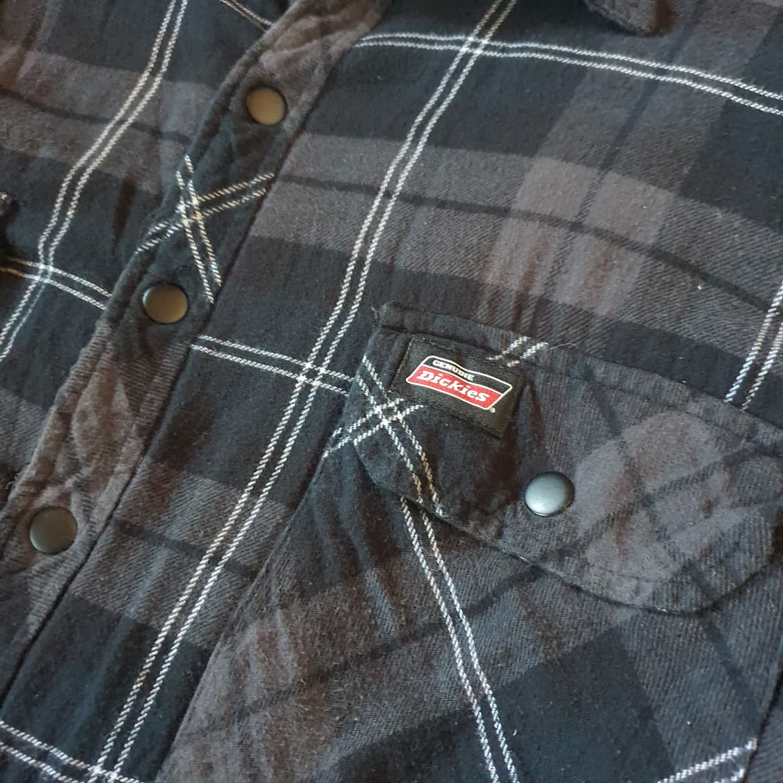 디키즈 워크 퀼팅 안감 플란넬 셔츠 no.7 상품이미지5