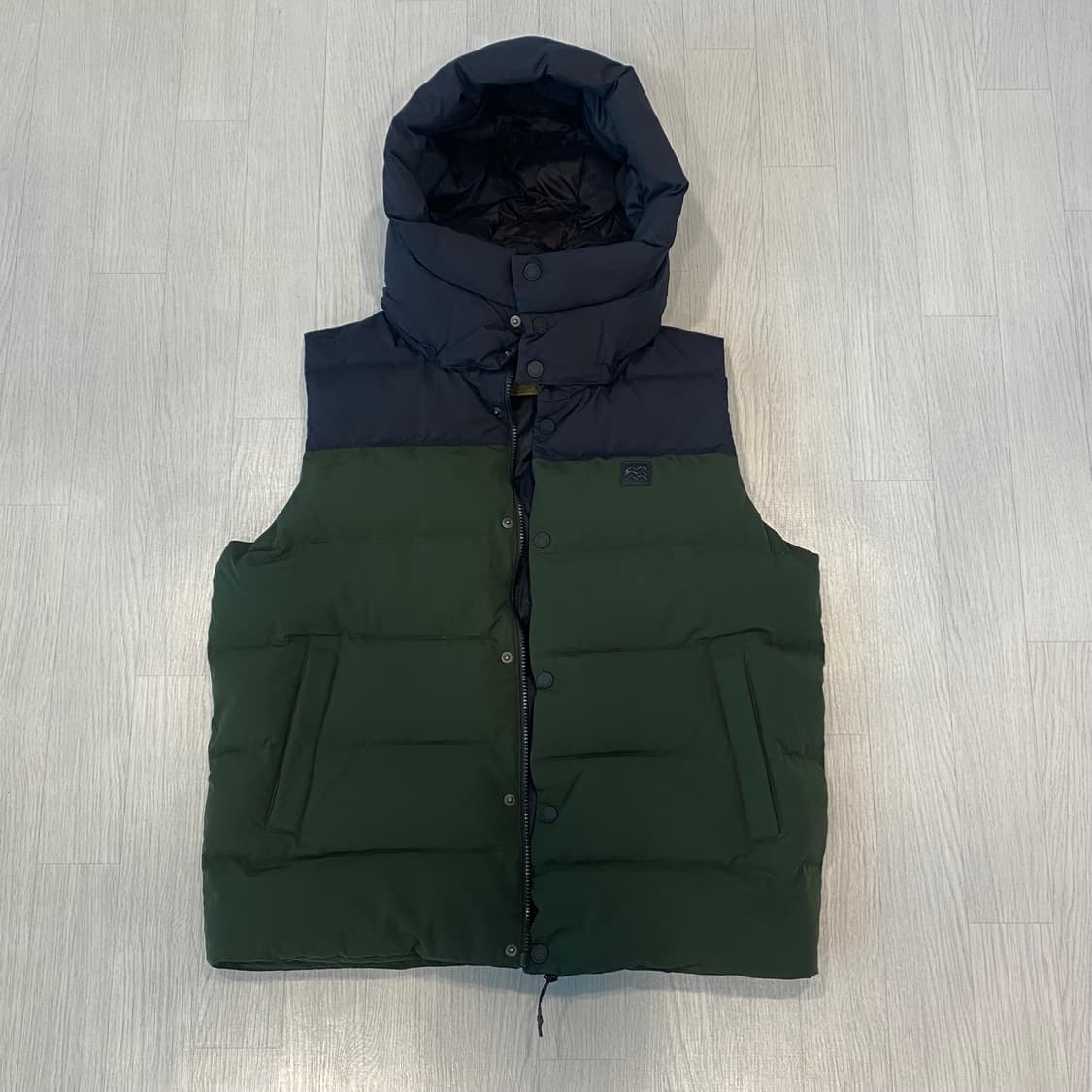 코오롱 헤스티아 구스 다운 패딩 베스트 100 카키  상품이미지2