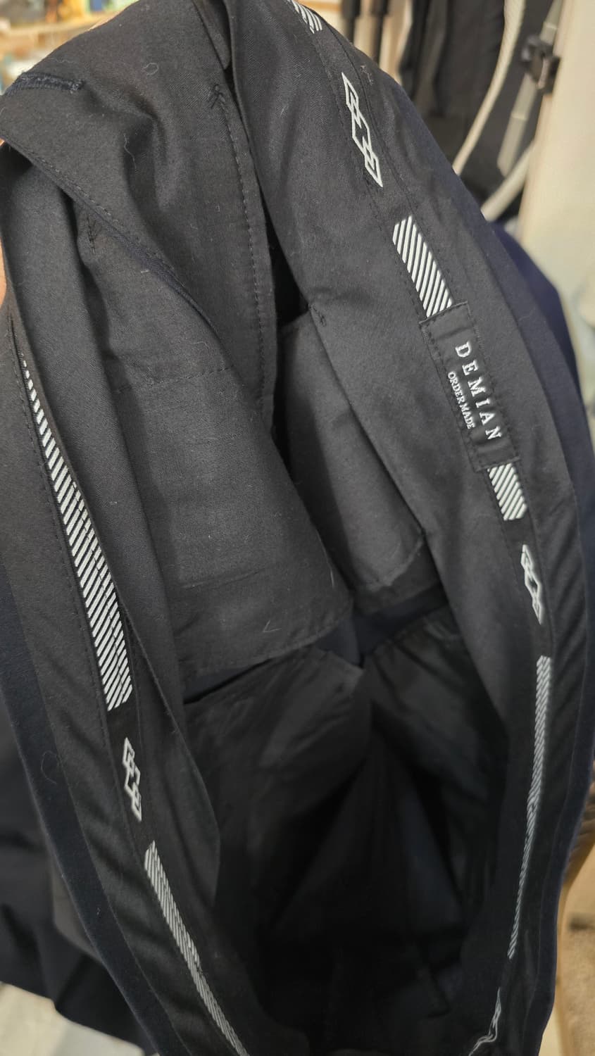 블랙 여름 정장 셋업 (바지2벌) 상품이미지3