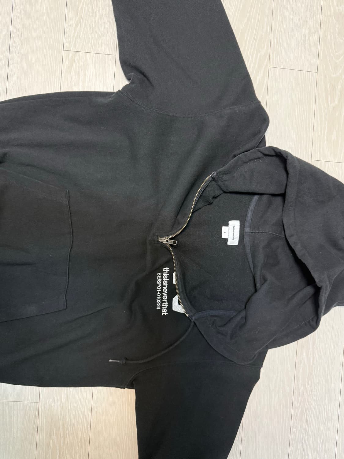 디스이즈네버댓 반집업 후드 상품이미지3