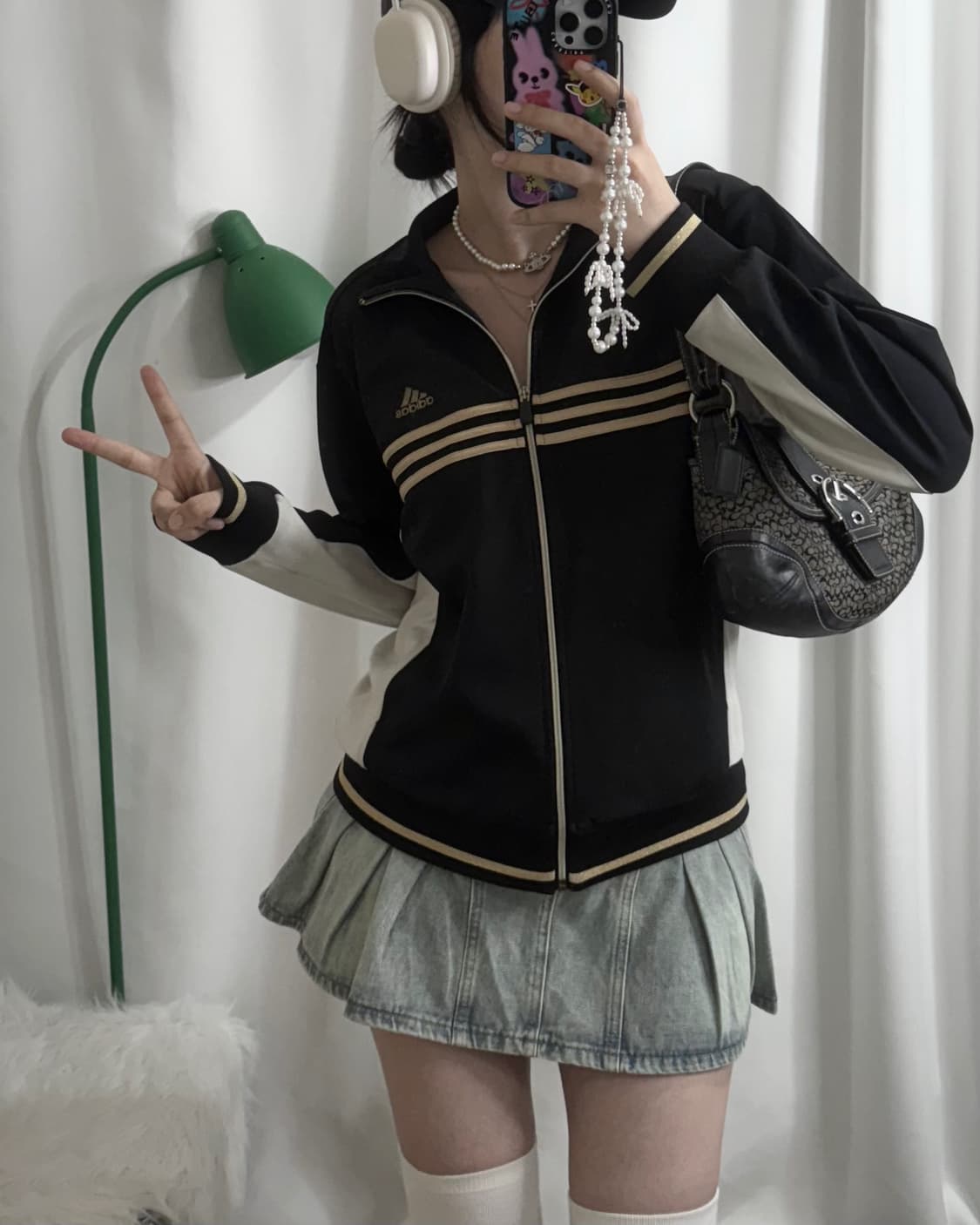 아디다스 블랙 & 골드 져지 상품이미지3