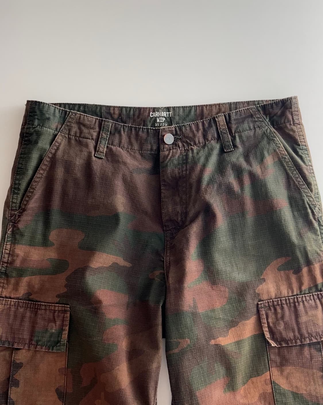 칼하트 WIP 카모 립스탑 팬츠 상품이미지5