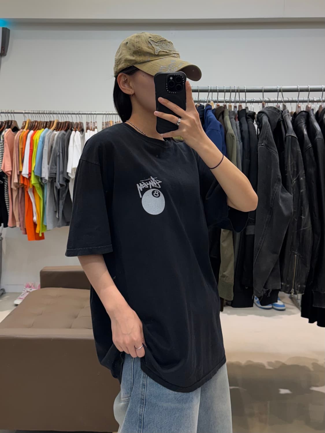 스투시 8볼 피그먼트다이드 반팔 상품이미지2