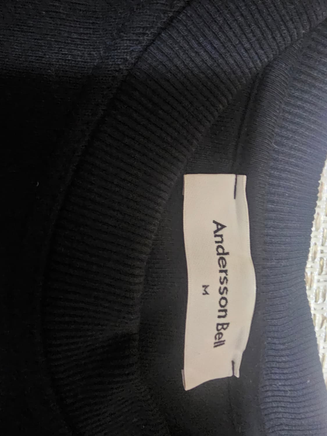 앤더슨벨 맨투맨 블랙 M (공용) 상품이미지3