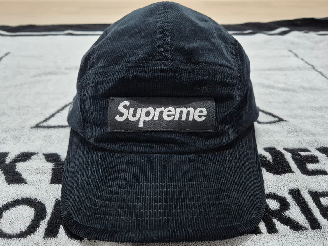 (os) 슈프림 고어텍스 코듀로이 캠프캡 블랙 모자 상품이미지2