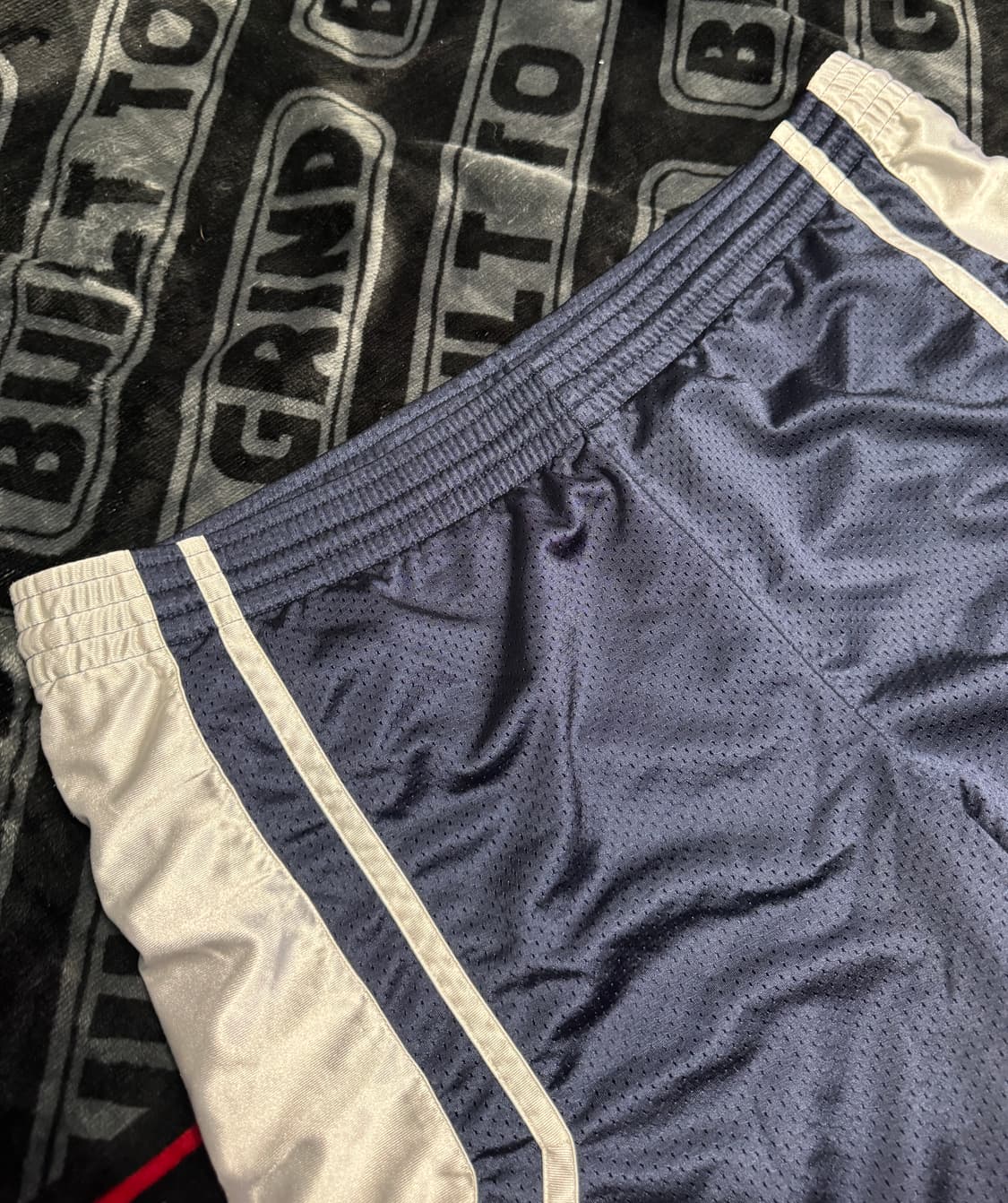 나이키 배스킷볼 쇼츠 네이비 실버 상품이미지3