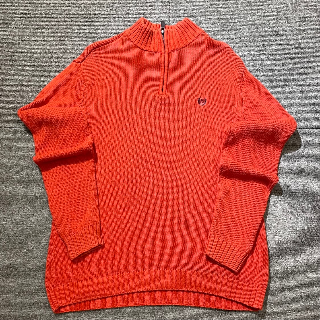 (M) CHAPS 챕스 반집업 니트 상품이미지3