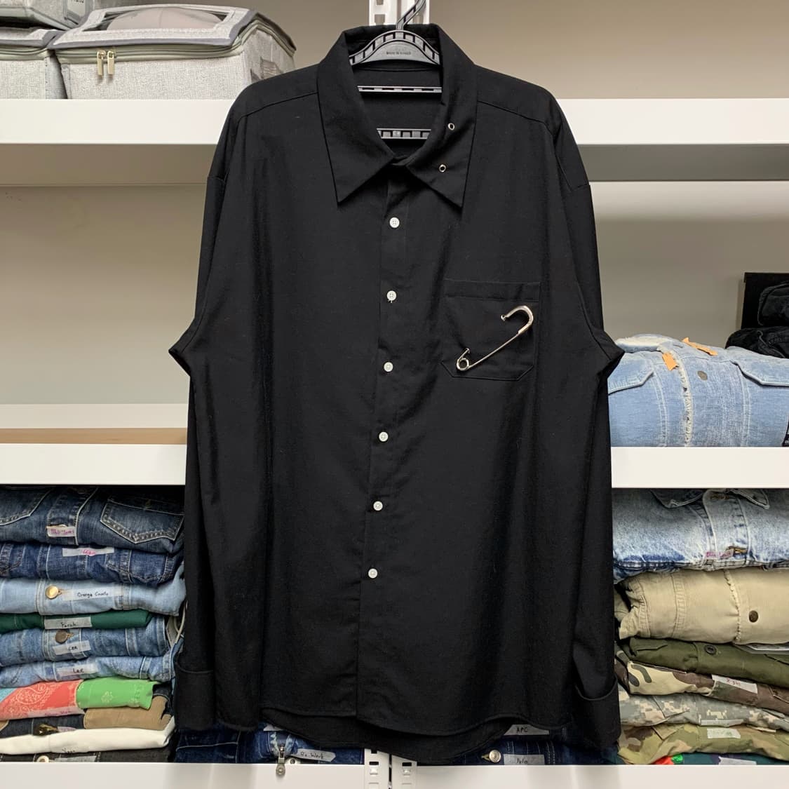 [XL] VTG 디테일 코튼셔츠 상품이미지2