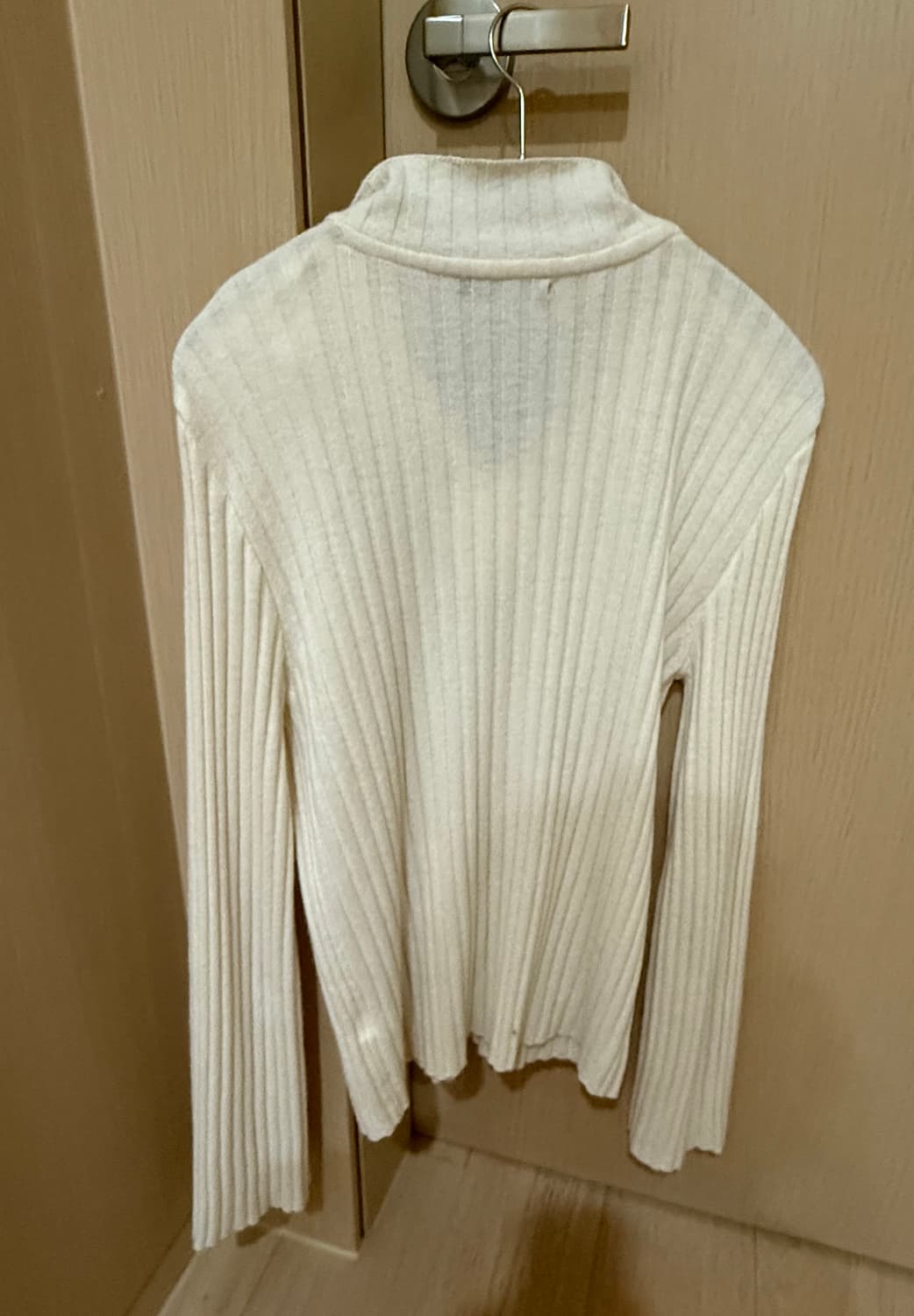 ostkaka 오스트카카 미케 하프 집업 울니트 크림 상품이미지5