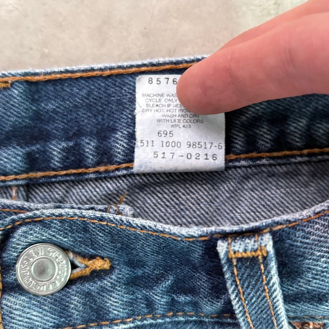 [36/32] 90s USA🇺🇸 리바이스 517 중청 데님 상품이미지5
