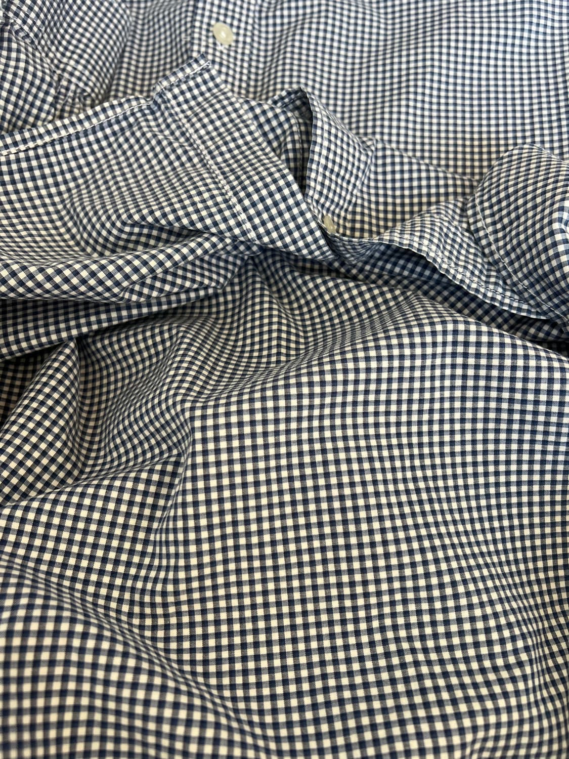 라코스테 남성 네이비체크 코튼긴팔셔츠 상품이미지6