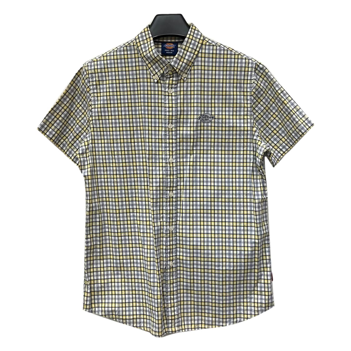 디키즈 자수 로고 체크 반팔 셔츠 M 상품이미지1