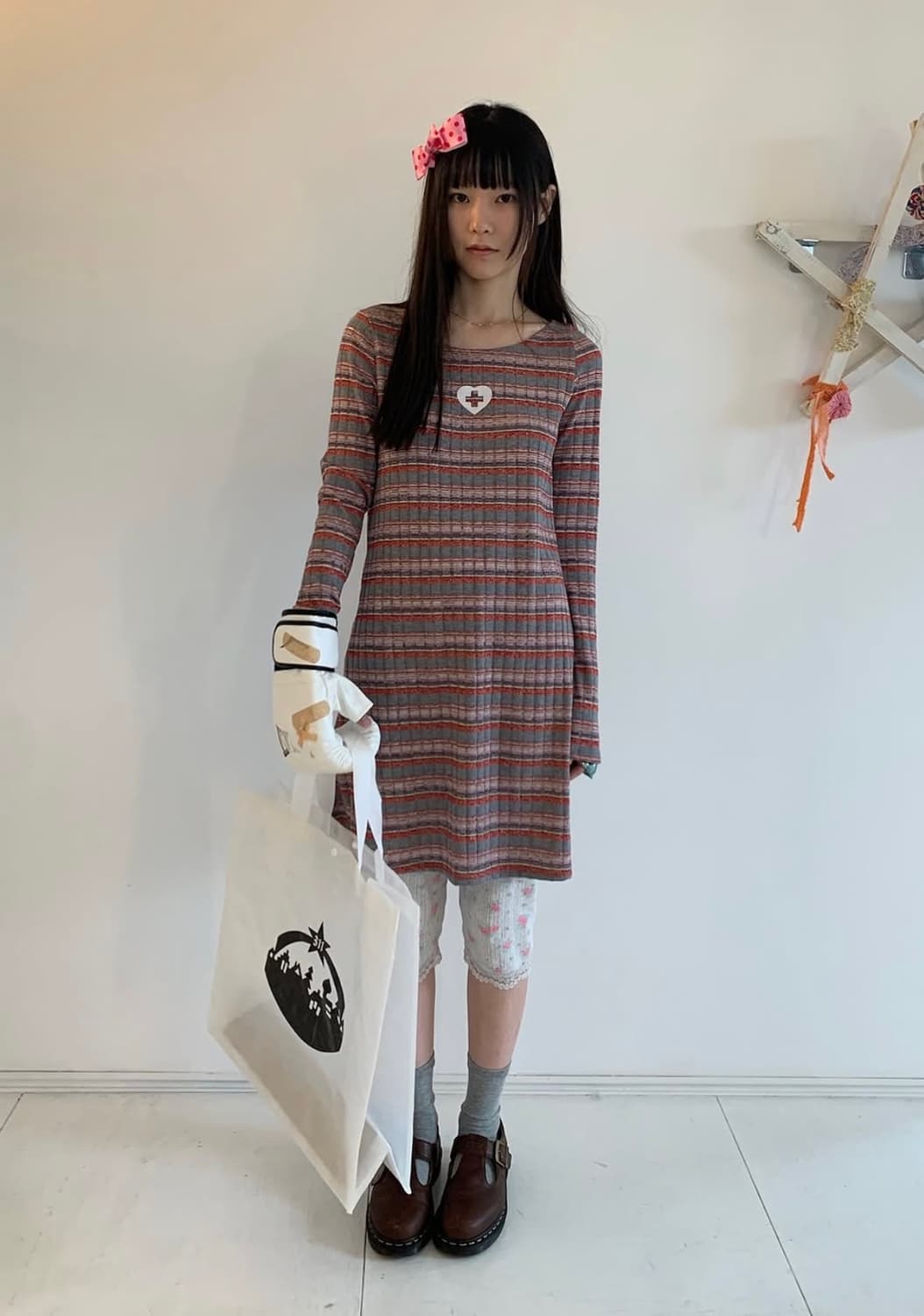 샵페어리 플라워 패턴 레깅스 상품이미지2