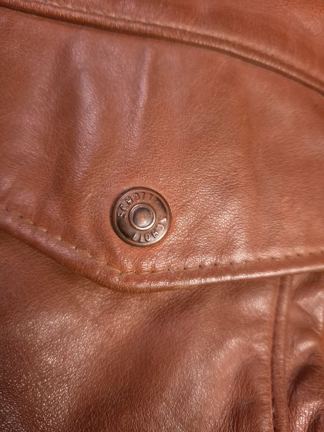 오리지날 미국제조 쇼트 리얼레더 항공자켓 상품이미지2