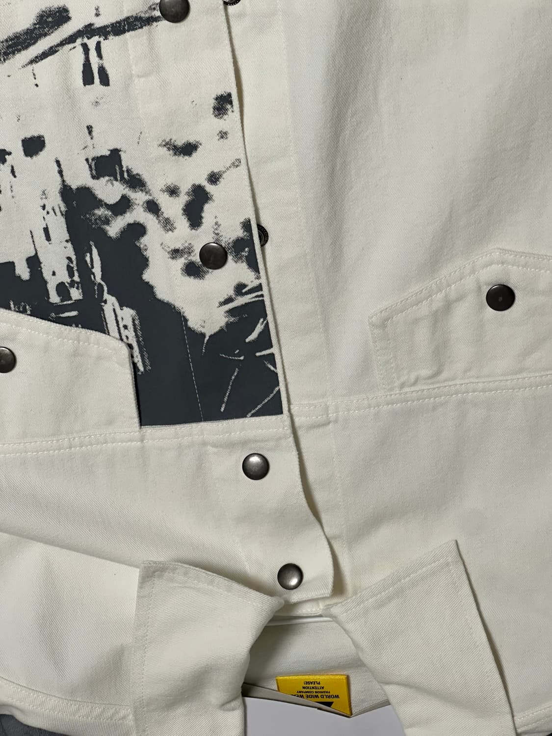 Rough printing trucker jacket 상품이미지6