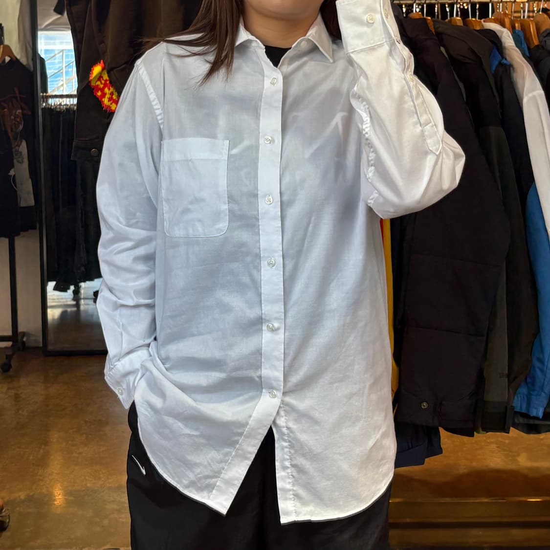 타미힐피거 화이트 셔츠 상품이미지1