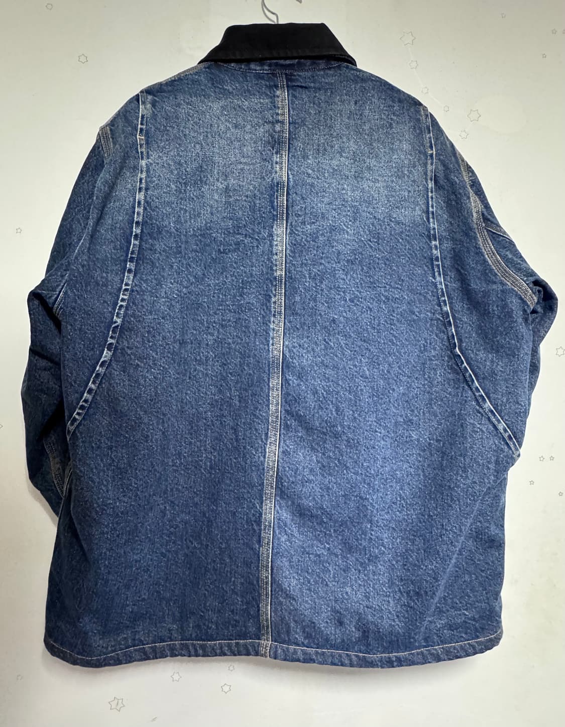 [ZARA] 자라 콘트라스팅 칼라 데님 자켓 블루 상품이미지3